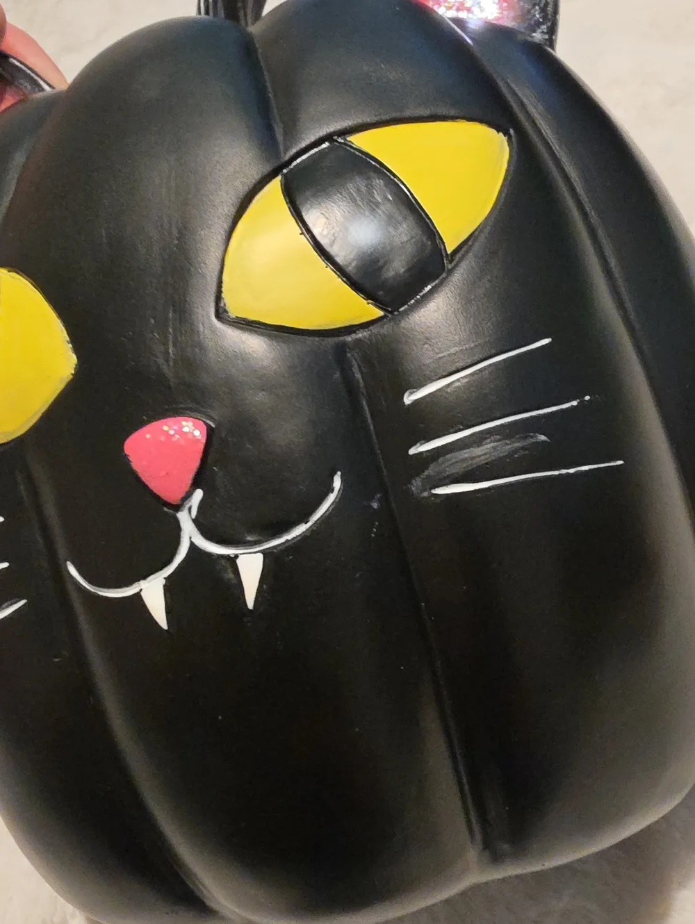 Halloween Black Cat Pumpkin Décor